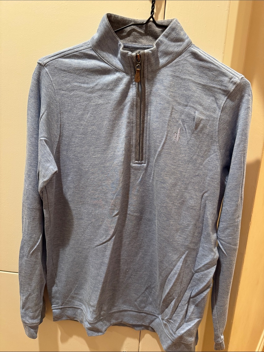 johnnie-O Light Blue Quarter-Zip Pullover